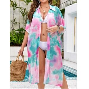 Tie dye kimono
